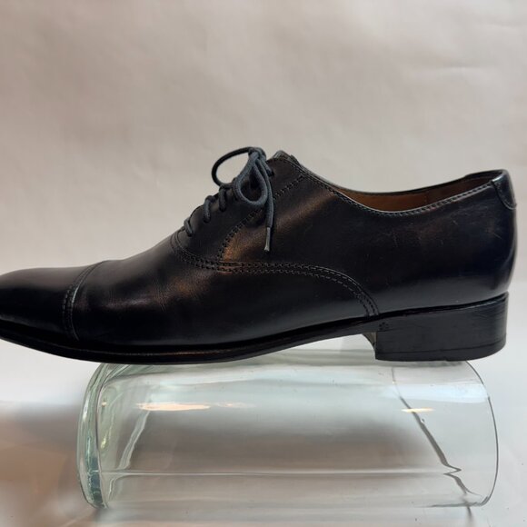 Gucci - Black Oxford Lace up with Toe Cap main image 4